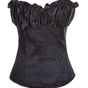 Jacquard Tight-fitting Bustier (S)